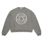 Свитер Acne Studios Printed Logo Sweater, цвет Moss Green - фото