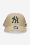 Бейсбольная кепка Нью-Йорк Янкиз 47 brand, бежевый - фото 3
