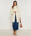 Шерстяное пальто Liu Jo, экрю - фото 2