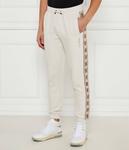 Спортивные штаны мужские Guess Active с лампасами, бежевый - фото