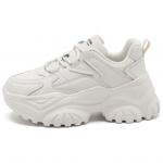 Кроссовки AGSDON Chunky Sneakers Women's Low-top, бежевый - фото