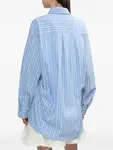 Рубашка в полоску Tout A Coup, синий - фото 4