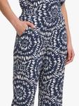 Штаны Haya Ikat с круговым кроем ICHI, Total Eclipse - фото 4