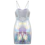 Женское платье металлик Armani Exchange, серебряный - фото 2