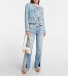 Джинсы-трансформеры high-rise Balmain, 6FF Bleu Jean - фото 2