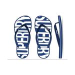 Шлепанцы Superdry Vintage Vegan, синий - фото 2