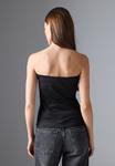 Топ Even&Odd STRAPLESS TOP WITH RHINESTONES, Black - фото 3