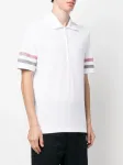 Рубашка поло с полосками RWB THOM BROWNE, белый - фото 3
