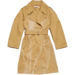 Acne Studios Пальто с поясом, Beige - фото 3