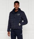 Пуховик мужской Ea7 стеганый короткий, синий - фото 3