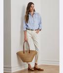 Льняная рубашка Oversize fit Lauren Ralph Lauren, синий - фото 2