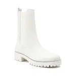 Кожаные ботильоны Ibbie Guess, бежевый - фото