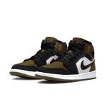 Кроссовки 1 mid se 'olive toe' Air Jordan, зеленый - фото 3