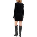 Приталенная куртка с v-образным вырезом BALMAIN, черный - фото 6