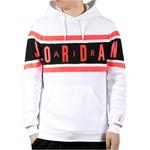 Толстовка Air Jordan Air logo Printing Fleece Pullover White, белый - фото 3
