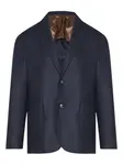 Однобортный пиджак Barba, синий - фото