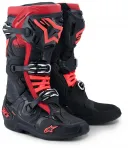 Ботинки Tech 10 CE Alpinestars, черный/красный - фото