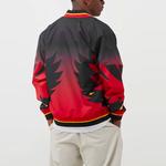 Бейсбольная куртка унисекс красный Mitchell Ness - фото 4