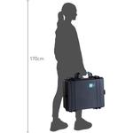 Жесткий кейс HPRC 2600 (черный с синей ручкой) - фото 3