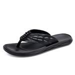 Износостойкие противоскользящие шлепанцы мужские BOLE, Black - фото