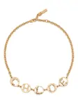 Колье The Chloé Script с подвеской, золотистый - фото