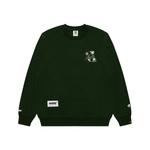 Толстовка с логотипом A Bathing APE Aape, зеленый - фото