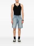 Обрезанные джинсовые шорты Maison Margiela, синий - фото 2