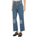 Джинсы женские Loewe с узором, синий - фото 3