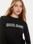 Свитер обычного кроя Guess Jeans, черный - фото 4