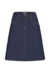 Юбка PULZ A-line skirt, Un Washed Denim/Dark-Blue Denim - фото 11