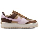 Кроссовки Nike Air Force 1 Low Shadow Light British Tan Pink Foam женские, цвет Light British Umber/Foam Pink/Turmeric/Black - фото 2