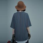 Футболка унисекс Swag A Square Root, серый/синий - фото 4