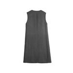 ELLE Платье без рукавов Women's Medium Gray - фото 3