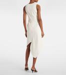 Асимметричное платье миди Ferragamo, Mascarpone - фото 3