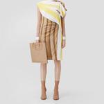 Клатч Olympia Leather With Lambskin женский cool beige Burberry - фото 5