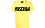 Футболка мужская желтая MOSCHINO - фото
