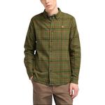 Фланелевая клетчатая рубашка Timberland, Dark Wheat - фото 5