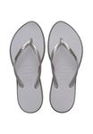 Шлепанцы SLIM POINT Havaianas, серый - фото