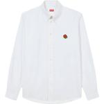 Рубашка Boke Flower с фигурным подолом KENZO, белый - фото 3