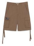 Шоры карго из рипстопа Carrer, коричневый - фото