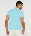 Футболка поло Slim fit Polo Ralph Lauren, голубая - фото 4
