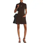 Куртки Interlock мини-платье COURREGES, Chocolate/Chocolate - фото 2