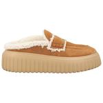 Слипоны платформенные сандалии женские HOGAN, бежевый - фото 3