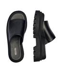 Кожаные тапочки Кендра Michael Kors, черный - фото 4