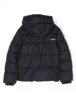 Пуховик с вышитым логотипом Levi's Kids, черный - фото 2