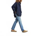 Рубашка-халат «Диана» темно-синего цвета Mamene, темно-синий - фото 4