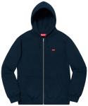 Толстовка Supreme Small Box Zip Up Sweatshirt 'Navy', синий - фото