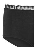 Vivance Трусики-стринги черного/кремового цвета - фото 5