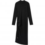 MICHAEL KORS Длинное платье с рукавами женское черное - фото 3