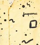 Джинсовая рубашка le chemise с принтом Jacquemus Enfant, желтый - фото 2